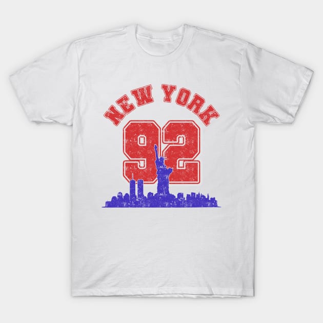 New York Vintage Varsity 92 T-Shirt by STARSsoft